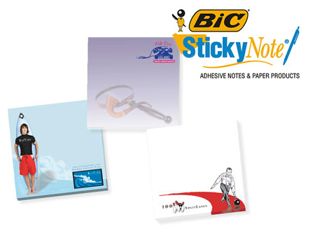 BIC Sticky Note Pads 8 x 3 and 3 x 8